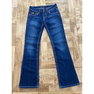 MEK Denim Women’s Bootcut Jeans Buckle 26x32